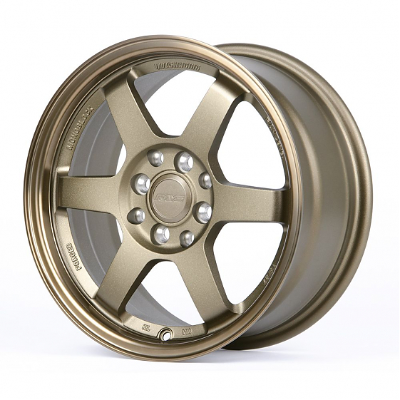 Литые диски 80540 Rays F002-DS163 15 J7 ET38 4x100/4x114.3 73.1 бронза + полированный обод: Фото 5