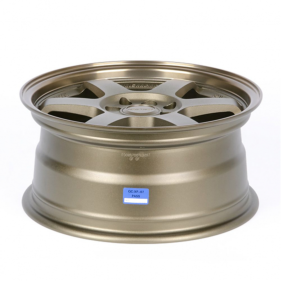 Литые диски 80540 Rays F002-DS163 15 J7 ET38 4x100/4x114.3 73.1 бронза + полированный обод: Фото 7