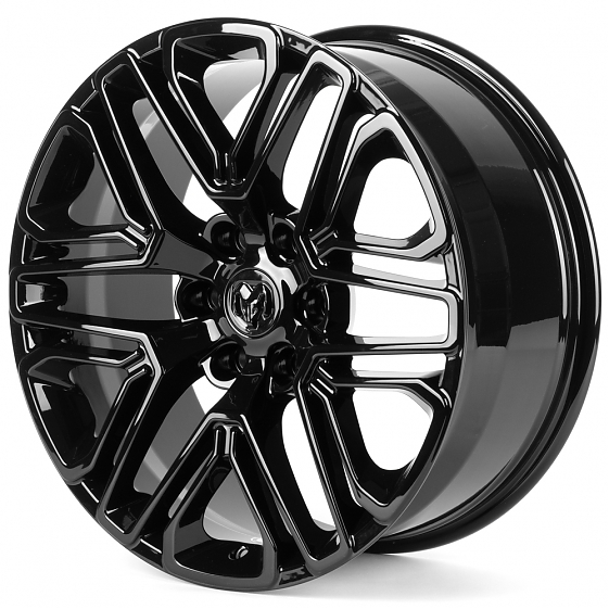 Кованые диски H260506E SKILL SV003-SL221 20 J9 ET19 6x139.7 77.8 чёрный глянцевый: Фото 5
