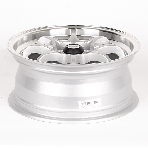 Литые диски 80470 Rays 1816-SK134 15 J6.5 ET35 4x100/4x114.3 56.6 серебро + полированный обод: Фото 7