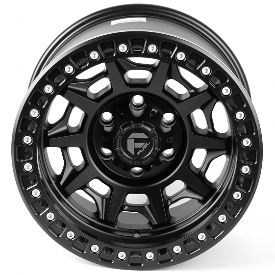 Литые диски 81480 FUEL 2628-FG568 17 J9 ET-15 6x139.7 110.1 чёрный матовый + чёрный бедлок: Фото 3