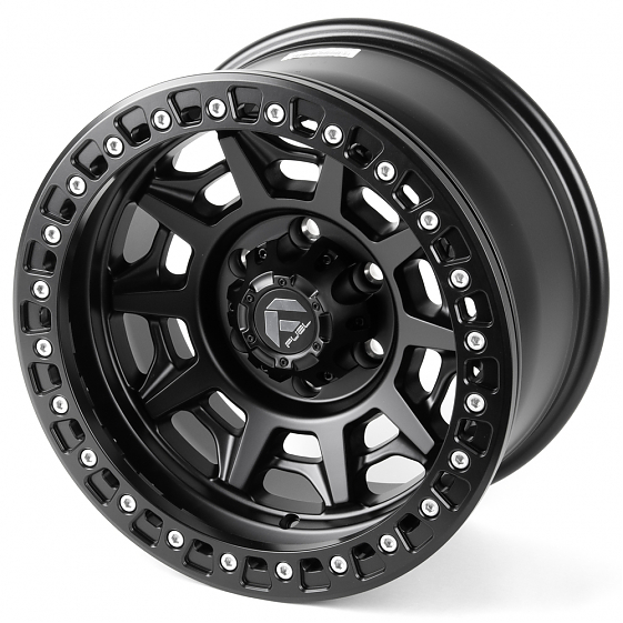 Литые диски 81480 FUEL 2628-FG568 17 J9 ET-15 6x139.7 110.1 чёрный матовый + чёрный бедлок: Фото 6