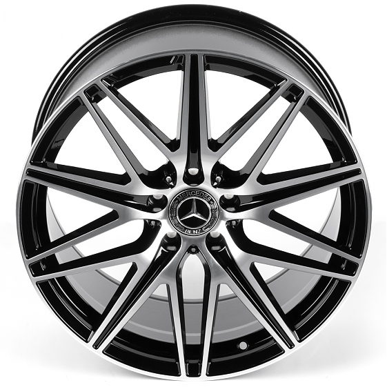 Литые диски 82598 Mercedes-Benz iVF-3583-H3583F 19 J9.5 ET43 5x112 66.5 чёрный глянцевый + полирован: Фото 3