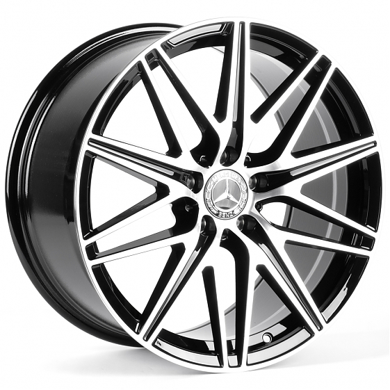 Литые диски 82598 Mercedes-Benz iVF-3583-H3583F 19 J9.5 ET43 5x112 66.5 чёрный глянцевый + полирован: Фото 4