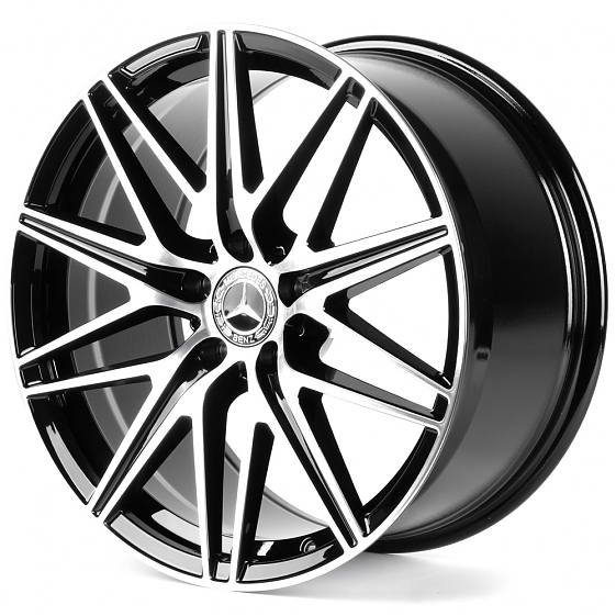Литые диски 82598 Mercedes-Benz iVF-3583-H3583F 19 J9.5 ET43 5x112 66.5 чёрный глянцевый + полирован: Фото 5
