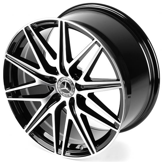 Литые диски 82598 Mercedes-Benz iVF-3583-H3583F 19 J9.5 ET43 5x112 66.5 чёрный глянцевый + полирован: Фото 6
