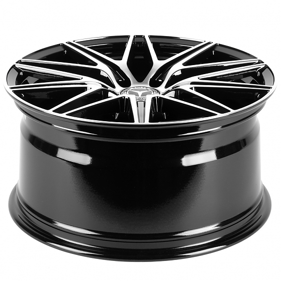 Литые диски 82598 Mercedes-Benz iVF-3583-H3583F 19 J9.5 ET43 5x112 66.5 чёрный глянцевый + полирован: Фото 7