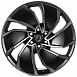 Кованые диски H260119H SKILL SL338-SK335 20 J10 ET10 6x139.7 77.8 чёрный матовый + полированные спиц