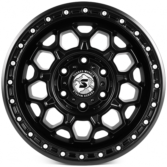 Кованые диски H250625E SKILL SB024-SL179 17 J9 ET32 6x135 87.1 чёрный матовый: Фото 1