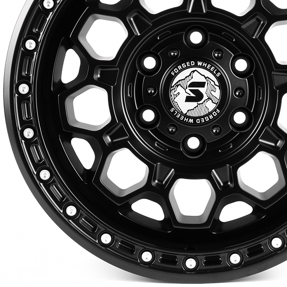 Кованые диски H250625E SKILL SB024-SL179 17 J9 ET32 6x135 87.1 чёрный матовый: Фото 2