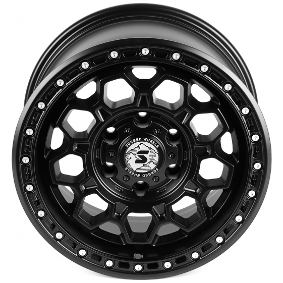 Кованые диски H250625E SKILL SB024-SL179 17 J9 ET32 6x135 87.1 чёрный матовый: Фото 3