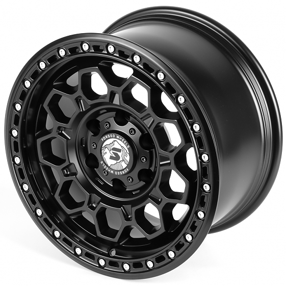 Кованые диски H250625E SKILL SB024-SL179 17 J9 ET32 6x135 87.1 чёрный матовый: Фото 6