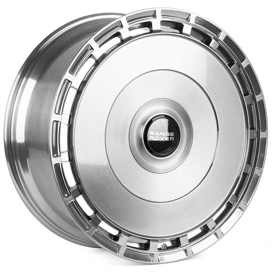 Кованые диски H241211W SKILL SL793-CV497 23 J9.5 ET42.5 5x120 72.6 серебро + зеркальная полировка: Фото 4
