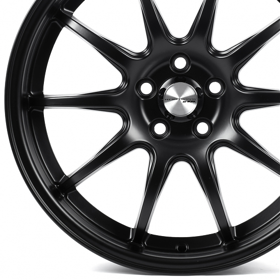 Литые диски 82163 Work 12243-CT345 17 J7.5 ET40 5x100 73.1 чёрный матовый: Фото 2