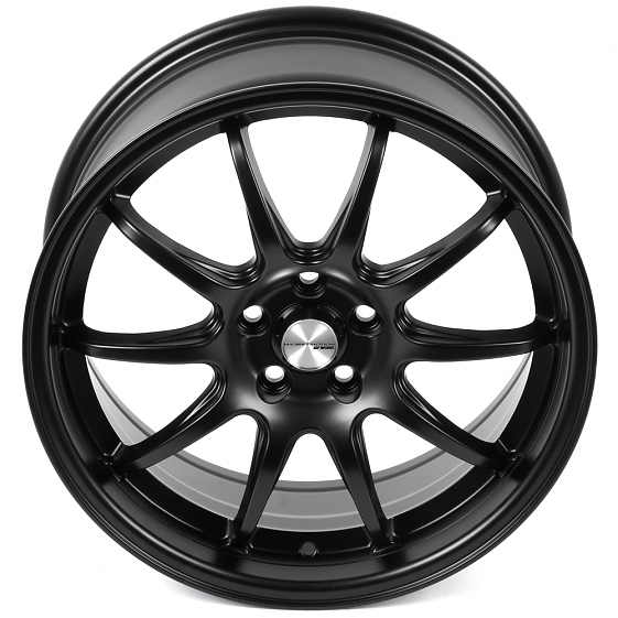 Литые диски 82163 Work 12243-CT345 17 J7.5 ET40 5x100 73.1 чёрный матовый: Фото 4
