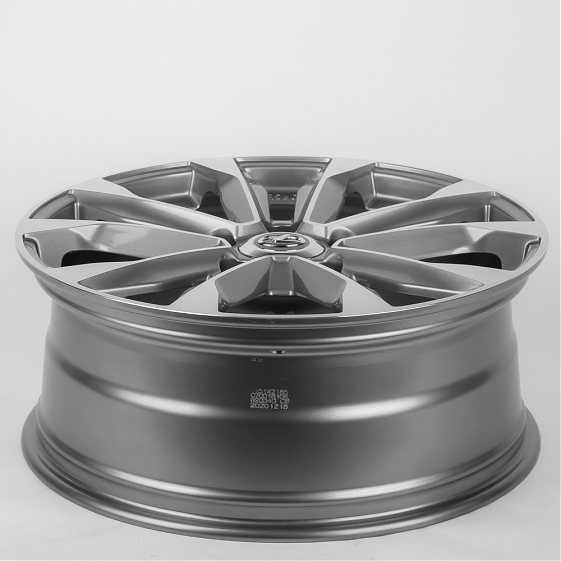 Литые диски 80036 Toyota/Lexus 1151X-CT388 21 J8.5 ET54 5x150 110.1 графит + полированные спицы: Фото 2