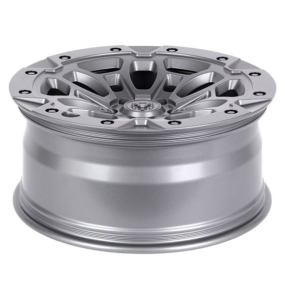 Кованые диски H251007B SKILL SV145-SV451 20 J9 ET19 6x139.7 77.8 графит матовый + чёрные декоративны: Фото 7