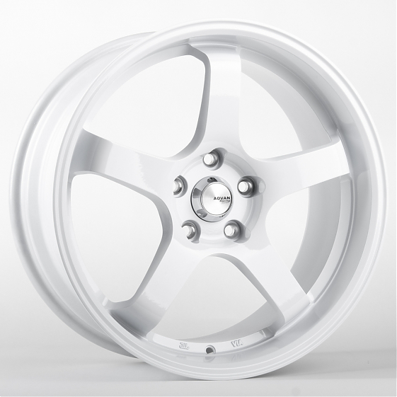 Литые диски 81115 Advan F0671-SB394 18 J8.5 ET35 5x112 66.6 белый: Фото 4
