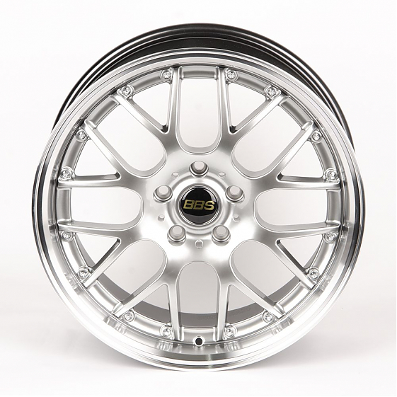 Литые диски 80691 BBS LK007-FG441 18 J8 ET38 5x114.3 73.1 серебро тёмное + полированный обод: Фото 3