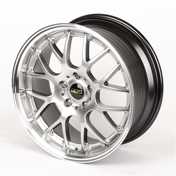 Литые диски 80691 BBS LK007-FG441 18 J8 ET38 5x114.3 73.1 серебро тёмное + полированный обод: Фото 6