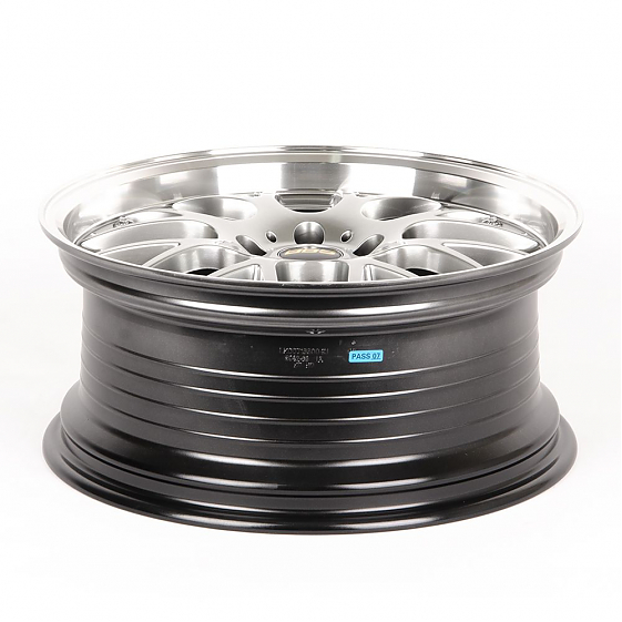 Литые диски 80691 BBS LK007-FG441 18 J8 ET38 5x114.3 73.1 серебро тёмное + полированный обод: Фото 7
