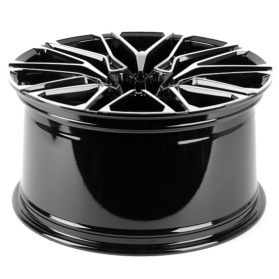 Литые диски 81709 BMW FC996-SF087 19 J9.5 ET35 5x112 66.5 чёрный + полированные спицы: Фото 7