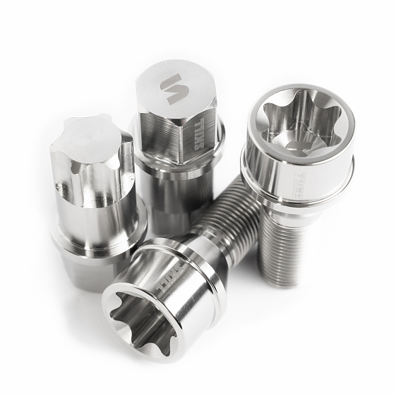 Болт 90000 SKILL ST101 конус 14x1,25 28mm серебро HEX T80: Фото 2