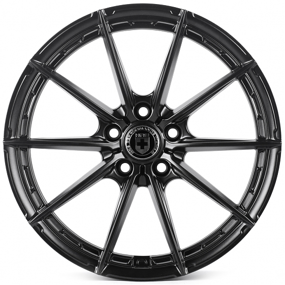 Литые диски 82581 HRE IVF-006-SM155 17 J7.5 ET35 5x108 73.1 чёрный матовый: Фото 1