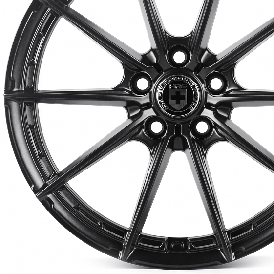 Литые диски 82581 HRE IVF-006-SM155 17 J7.5 ET35 5x108 73.1 чёрный матовый: Фото 2
