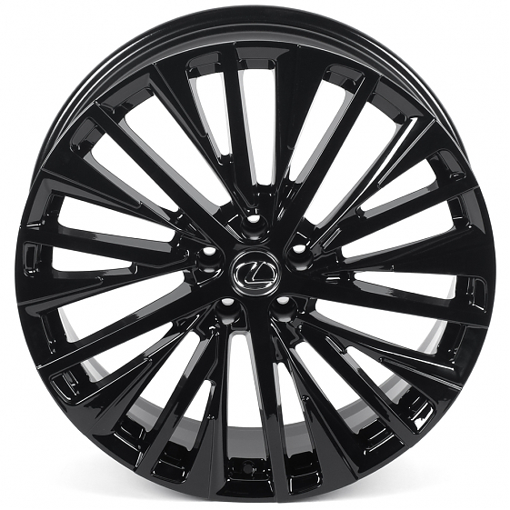 Кованые диски H240320i SKILL SL445-SL445 21 J8 ET40 5x114.3 60.1 чёрный глянцевый: Фото 3