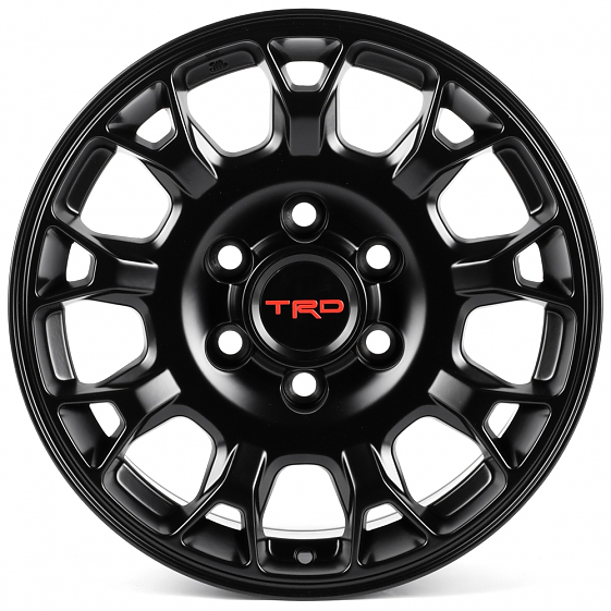Литые диски 82652 TRD iV-3621 17 J7.5 ET25 6x139.7 106.1 чёрный матовый: Фото 1