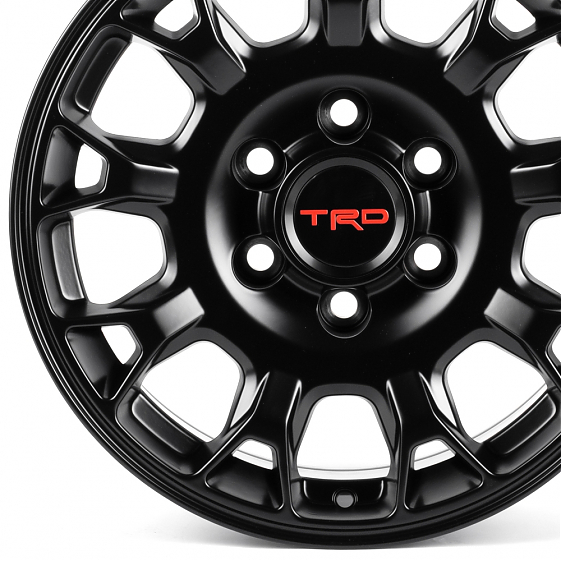 Литые диски 82652 TRD iV-3621 17 J7.5 ET25 6x139.7 106.1 чёрный матовый: Фото 2