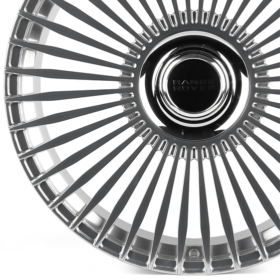 Кованые диски H241211V SL762-SV497 23 J9.5 ET42.5 5x120 72.6 зеркальная полировка: Фото 2
