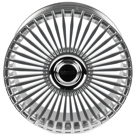Кованые диски H241211V SL762-SV497 23 J9.5 ET42.5 5x120 72.6 зеркальная полировка: Фото 3