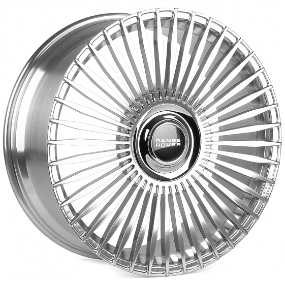 Кованые диски H241211V SL762-SV497 23 J9.5 ET42.5 5x120 72.6 зеркальная полировка: Фото 4