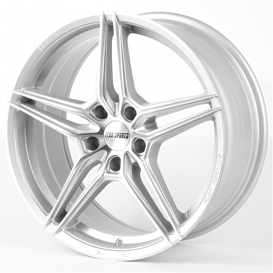 Литые диски 81479 ZERO 2240-SF069 18 J8 ET40 5x114.3 73.1 серебро + полированные спицы: Фото 4