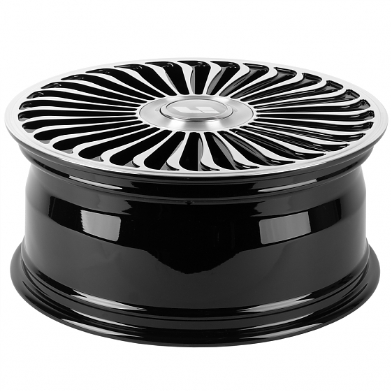 Кованые диски H250109H SKILL SL786-SK332 20 J8.5 ET45.5 5x120 62.5 чёрный глянцевый + полированные с: Фото 7
