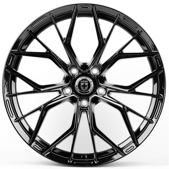 Литые диски 80604 HRE F010-CS255 19 J8.5 ET35 5x108 73.1 чёрный: Фото 1
