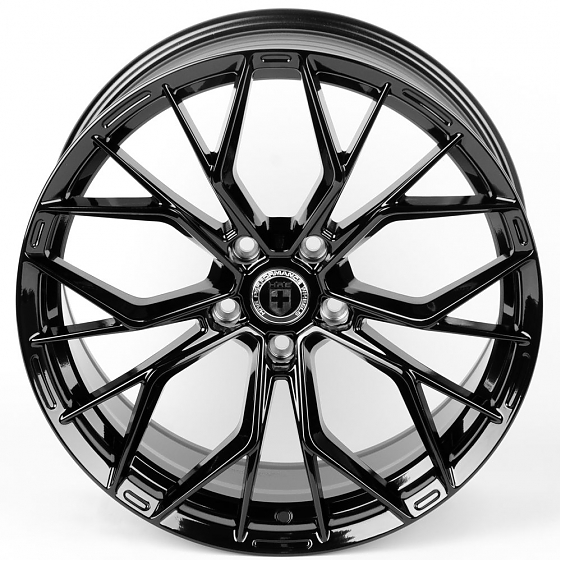 Литые диски 80604 HRE F010-CS255 19 J8.5 ET35 5x108 73.1 чёрный: Фото 3