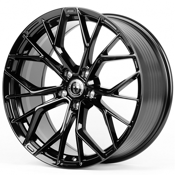 Литые диски 80604 HRE F010-CS255 19 J8.5 ET35 5x108 73.1 чёрный: Фото 5