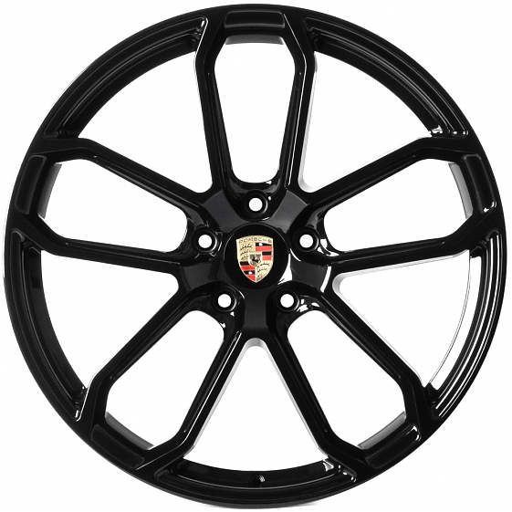 Кованые диски H250526GR SKILL SL592-CS447 22 J11.5 ET52 5x130 71.6 чёрный глянцевый: Фото 1