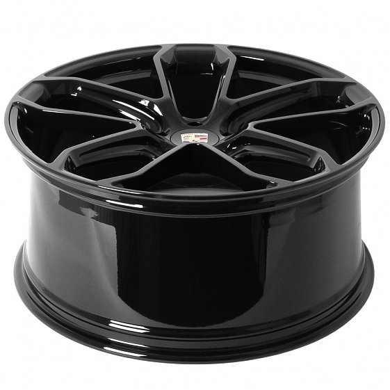 Кованые диски H250526GR SKILL SL592-CS447 22 J11.5 ET52 5x130 71.6 чёрный глянцевый: Фото 7