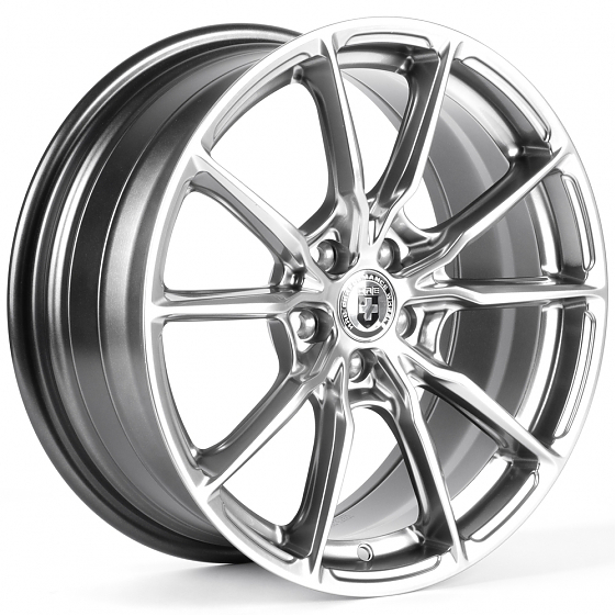 Литые диски 82627 HRE XL8015 17 J7.5 ET35 5x100 73.1 серебро тёмное: Фото 4