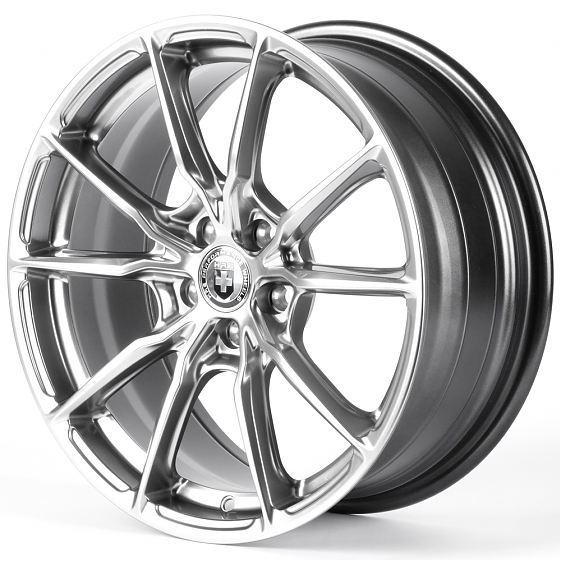 Литые диски 82627 HRE XL8015 17 J7.5 ET35 5x100 73.1 серебро тёмное: Фото 5