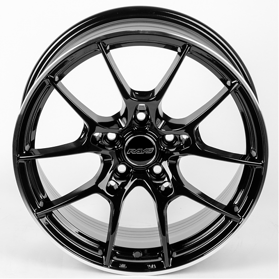 Литые диски 80376 Rays WC001-SK154 17 J7.5 ET35 5x114.3 73.1 чёрный: Фото 3