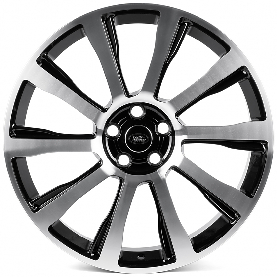 Кованые диски 0923-105B PTRACING FG115X-CV482 22 J9.5 ET48 5x120 72.56 чёрный глянцевый + полированн: Фото 1