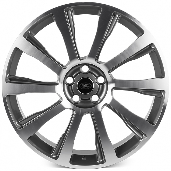 Кованые диски 0923-105 PTRACING FG115X-CV482 22 J9.5 ET48 5x120 72.56 графит + полированные спицы: Фото 1
