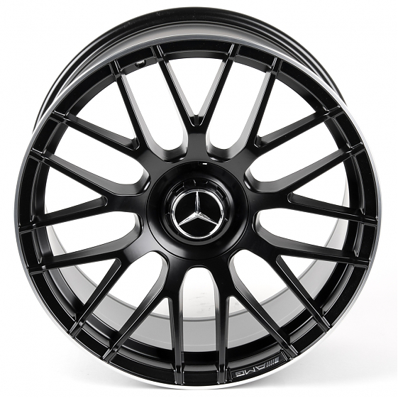 Литые диски 81022 Mercedes-Benz SV294-231295-1 19 J8.5 ET40 5x112 66,56 чёрный матовый + полированны: Фото 3