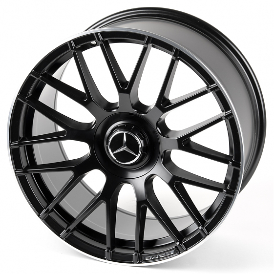 Литые диски 81022 Mercedes-Benz SV294-231295-1 19 J8.5 ET40 5x112 66,56 чёрный матовый + полированны: Фото 5
