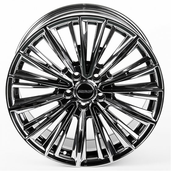 Литые диски 81073 Rays DW819-DS204 19 J8.5 ET35 5x120 67.1 чёрный хром: Фото 3